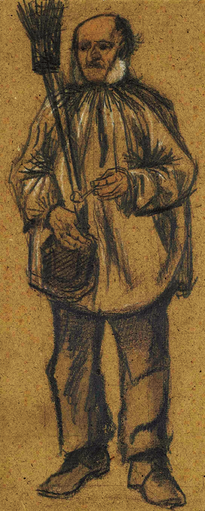  文森特·威廉·梵高  Vincent Willen Van Gogh —— 那笤帚的男子